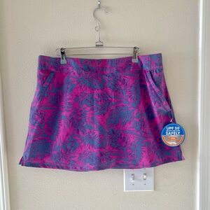 New Columbia PFG Tidal Sands II Performance Skirt Skort Sz Large